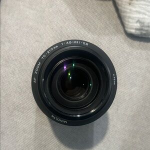 Minolta AF Zoom 70-210mm Black Lens